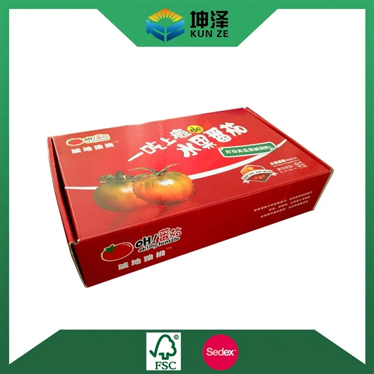 Cardboard Tomato Box