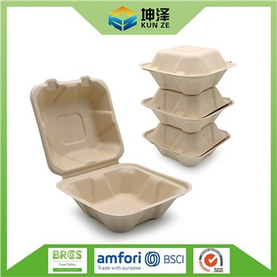 Boîte à Hamburger en Bagasse