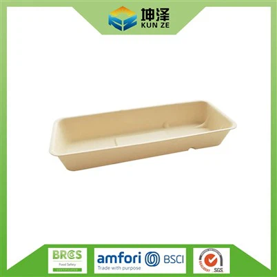 Plateau en bagasse pour fruits