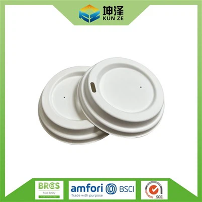 Couvercles de tasses à café compostables