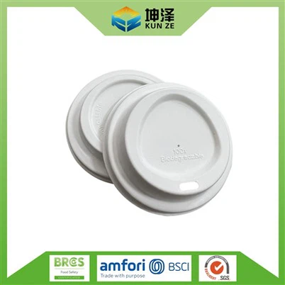 Couvercles de tasses compostables
