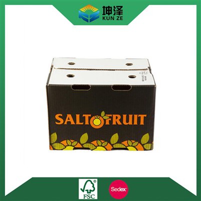 Boîtes en carton ondulé pour l'emballage de fruits
