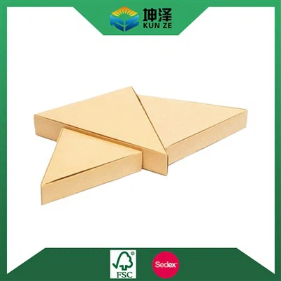 Triangle de boîte à pizza