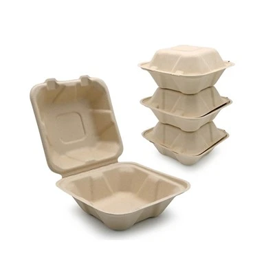 Boîte à Hamburger en Bagasse