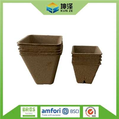 Pots de pépinière biodégradables